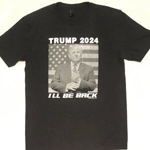 TRUMP 2024 I'LL BE BACK Men's Quality New T-Shirt